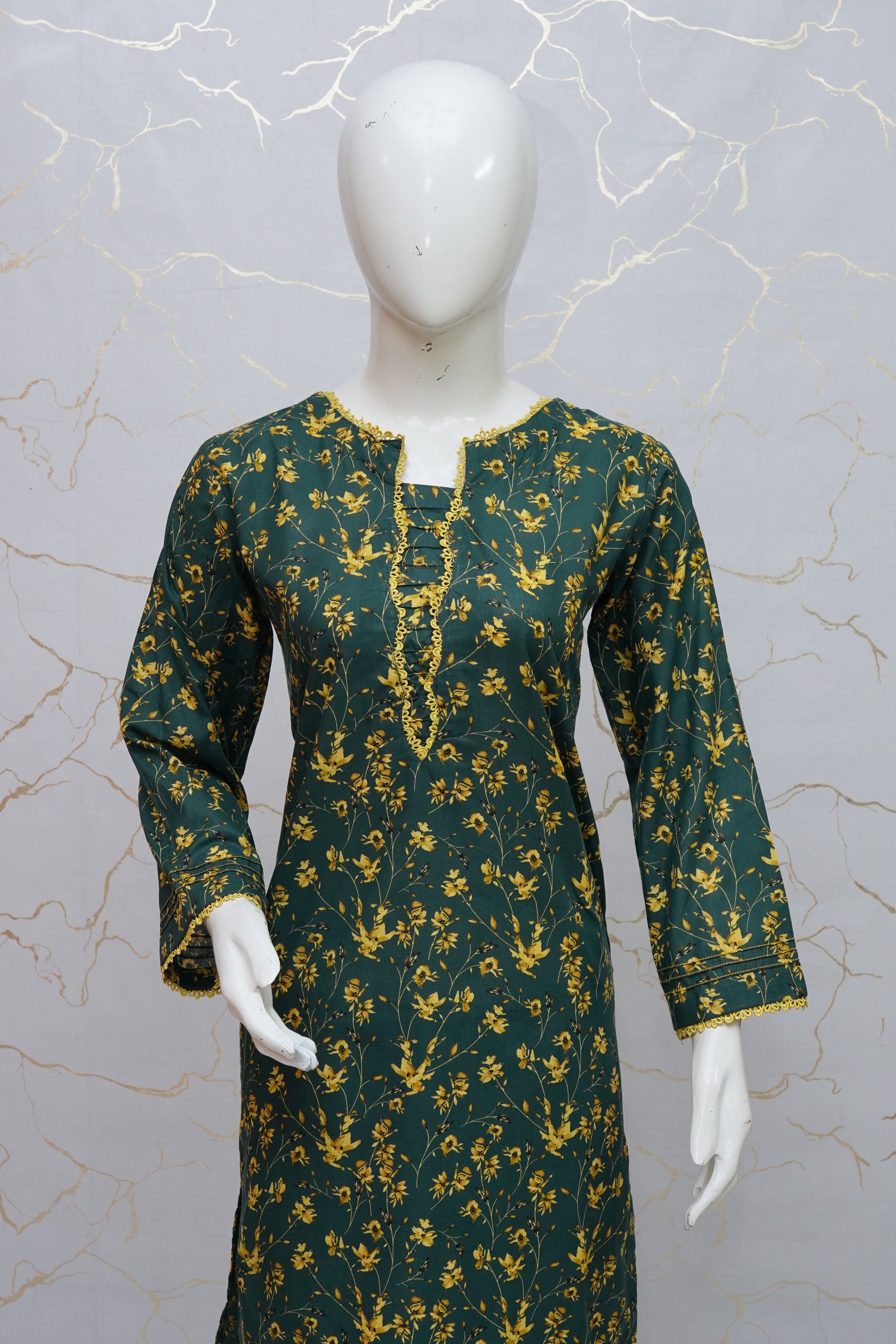 Mahak Printed Lawn Stitched 2 Piece (Shirt Trouser)