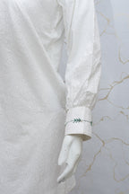 Nafasat Solid Hand Embroidered Cotton Stitched 2 Piece