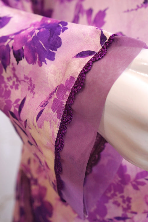 35% Off Lavender Haze Stitched Three Piece Premium Cotton Lawn